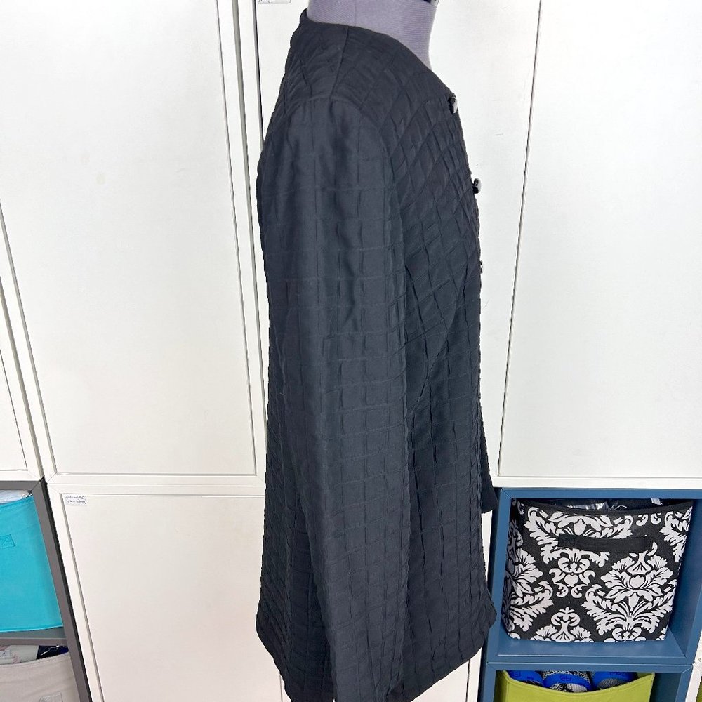 Talbots Quilted Black Shacket - image 2